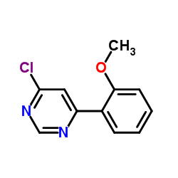 4-Chloro-6-(2-methoxyphenyl)pyrimidine Structure
