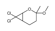 7,7-Dichloro-3-methoxy-3-methyl-2-oxabicyclo[4.1.0]heptane结构式