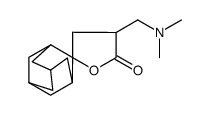 dihydro-4-(dimethylaminomethyl)spiro[furane-2(5H),2'-tricyclo[3.3.1.13,7]decan]-5-one结构式