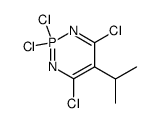 2,2,4,6-tetrachloro-5-isopropyl-2λ5-[1,3,2]diazaphosphinine结构式