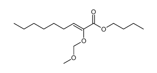 butyl 2-(methoxymethoxy)non-2-enoate Structure