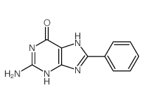 2-amino-8-phenyl-3,7-dihydropurin-6-one结构式