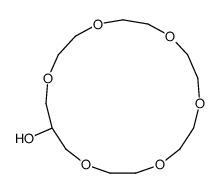 1,4,7,10,13,16-hexaoxacyclononadecan-18-ol Structure