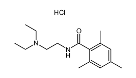 2,4,6-trimethyl-benzoic acid-(2-diethylamino-ethylamide), hydrochloride结构式