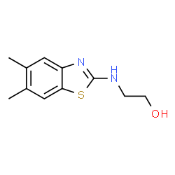 Ethanol, 2-[(5,6-dimethyl-2-benzothiazolyl)amino]- (9CI) structure