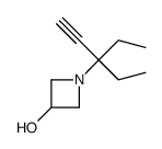 3-Azetidinol,1-(1,1-diethyl-2-propynyl)-(9CI) picture