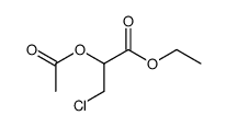 ethyl α-acetoxy-β-chlorolactate Structure