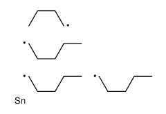 Butyltripentyltin structure