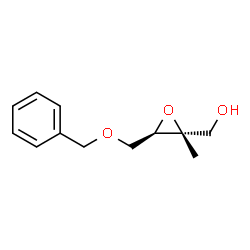 Oxiranemethanol,2-methyl-3-[(phenylmethoxy)methyl]-,(2R,3R)-rel-(9CI) Structure