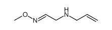 (E/Z)-(2-propenylamino)acetaldehyde O-methyloxime Structure