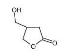 (4S)-4-(hydroxymethyl)oxolan-2-one结构式