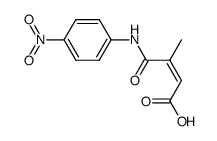 (Z)-(3-methyl-4-(4-nitrophenylamino)-4-oxo)but-2-enoic acid结构式