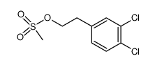 2-(3,4-dichlorophenyl)ethyl methanesulfonate结构式