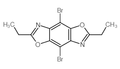 4,8-dibromo-2,6-diethyl-[1,3]oxazolo[5,4-f][1,3]benzoxazole Structure