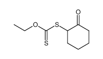 O-ethyl S-(2-oxocyclohexyl) dithiocarbonate Structure