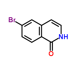 6-溴-2H-异喹啉-1-酮结构式