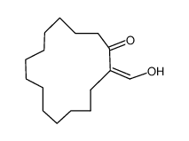 2-Hydroxymethylen-1-cyclopentadecanon Structure