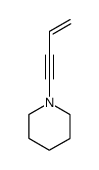 Piperidine, 1-(3-buten-1-ynyl)- (9CI) structure