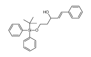 5-[tert-butyl(diphenyl)silyl]oxy-1-phenylpent-1-en-3-ol Structure