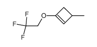 3-Methyl-1-(2,2,2-trifluorethoxy)-1-cyclobuten结构式