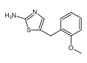 2-Thiazolamine, 5-[(2-methoxyphenyl)methyl] Structure