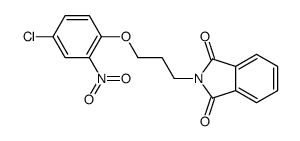 2-[3-(4-chloro-2-nitrophenoxy)propyl]isoindole-1,3-dione Structure