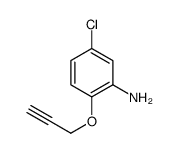 5-chloro-2-prop-2-ynoxyaniline Structure