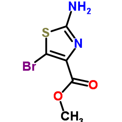 Methyl 2-amino-5-bromo-1,3-thiazole-4-carboxylate structure