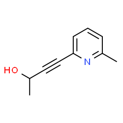 (RS)-4-(6-methylpyridin-2-yl)but-3-yn-2-ol Structure