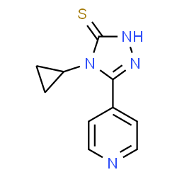 4-CYCLOPROPYL-5-PYRIDIN-4-YL-4H-1,2,4-TRIAZOLE-3-THIOL picture