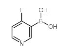 4-fluoropyridine-3-boronic acid structure