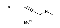 magnesium,N,N-dimethylprop-2-yn-1-amine,bromide Structure