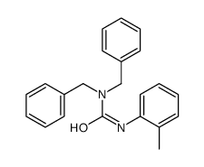 1,1-dibenzyl-3-(2-methylphenyl)urea Structure