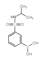 3-(n-isopropylsulfamoyl)phenylboronic acid structure