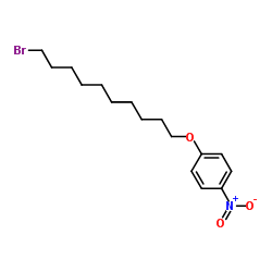 1-((10-溴癸基)氧基)-4-硝基苯结构式