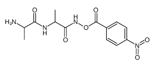 N-alanyl-alanyl-O-(p-nitrobenzoyl)hydroxylamine Structure