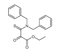 ethyl 3-(dibenzylamino)-2-oxo-3-sulfanylidenepropanoate Structure