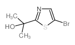 5-Bromo-a,a-dimethyl-2-thiazolemethanol structure