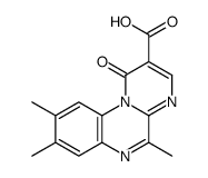 5,8,9-trimethyl-1-oxopyrimido[1,2-a]quinoxaline-2-carboxylic acid结构式