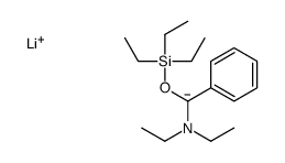 lithium,N-ethyl-N-[phenyl(triethylsilyloxy)methyl]ethanamine Structure