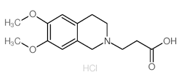 3-(6,7-Dimethoxy-3,4-dihydro-1H-isoquinolin-2-yl)-propionic acid hydrochloride结构式
