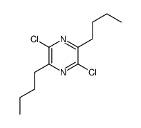 2,5-dibutyl-3,6-dichloropyrazine结构式