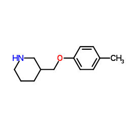 3-[(4-Methylphenoxy)methyl]piperidine structure