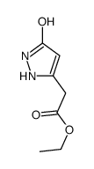 ethyl 2-(5-oxo-1,2-dihydropyrazol-3-yl)acetate Structure
