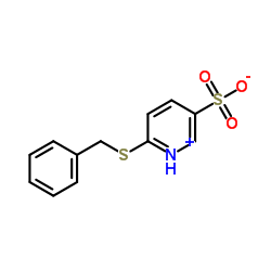 6-(Benzylsulfanyl)-3-pyridiniumsulfonate Structure