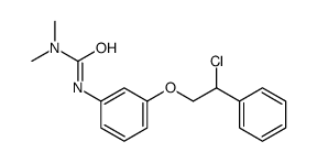 3-[3-(2-chloro-2-phenylethoxy)phenyl]-1,1-dimethylurea Structure