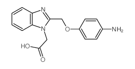 [2-(4-AMINO-PHENOXYMETHYL)-BENZOIMIDAZOL-1-YL]-ACETIC ACID Structure