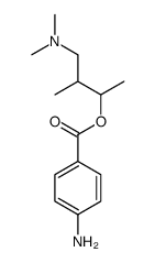 [4-(dimethylamino)-3-methylbutan-2-yl] 4-aminobenzoate结构式