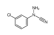 amino-(3-chlorophenyl)cyanamide结构式