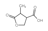 3-Furancarboxylicacid,tetrahydro-4-methyl-5-oxo-(9CI)结构式